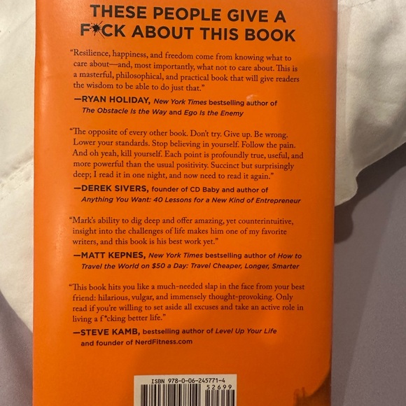 The Subtle Art of Not Giving a F*ck Book - Picture 2 of 2